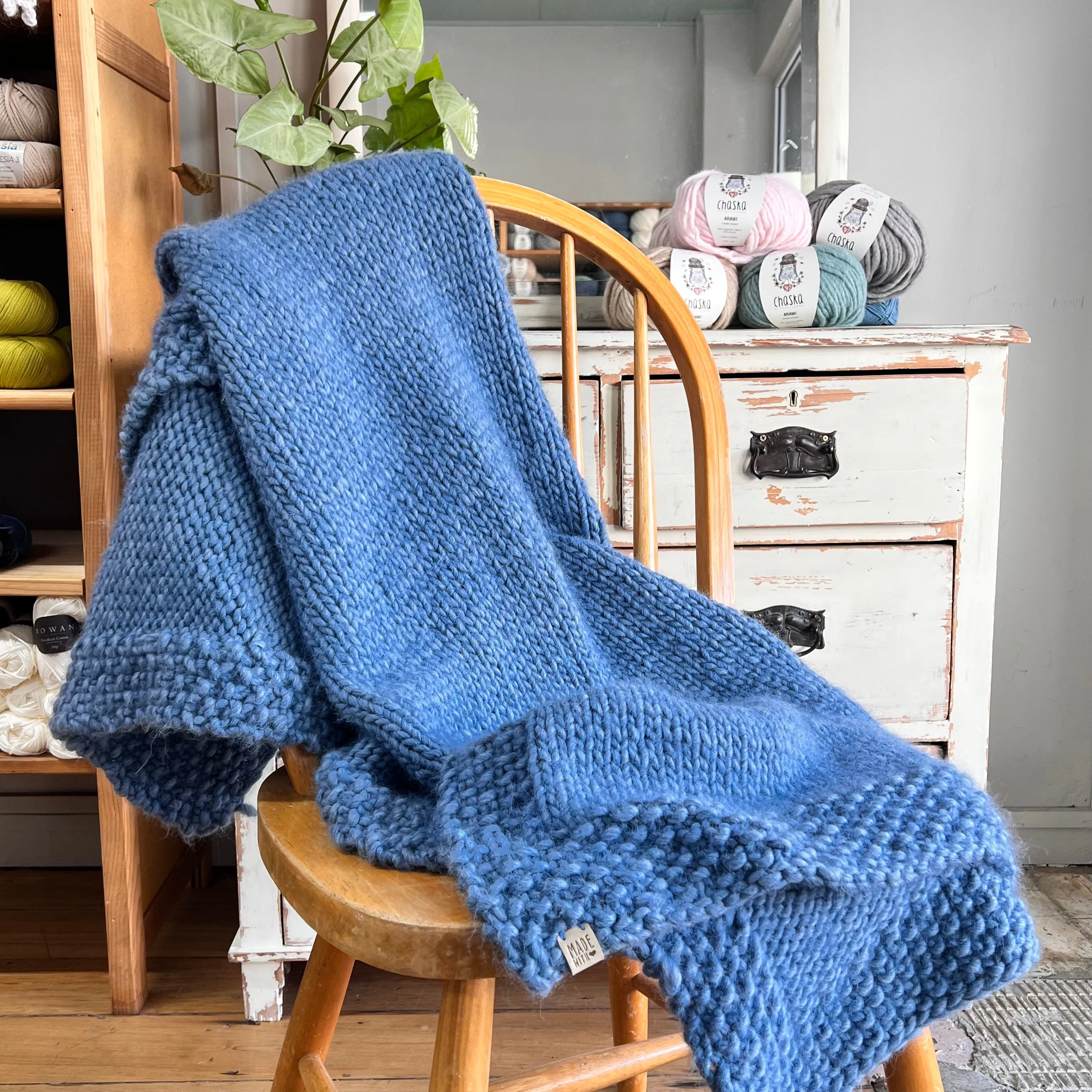 Arawi Cloud Blanket Knitting Pattern