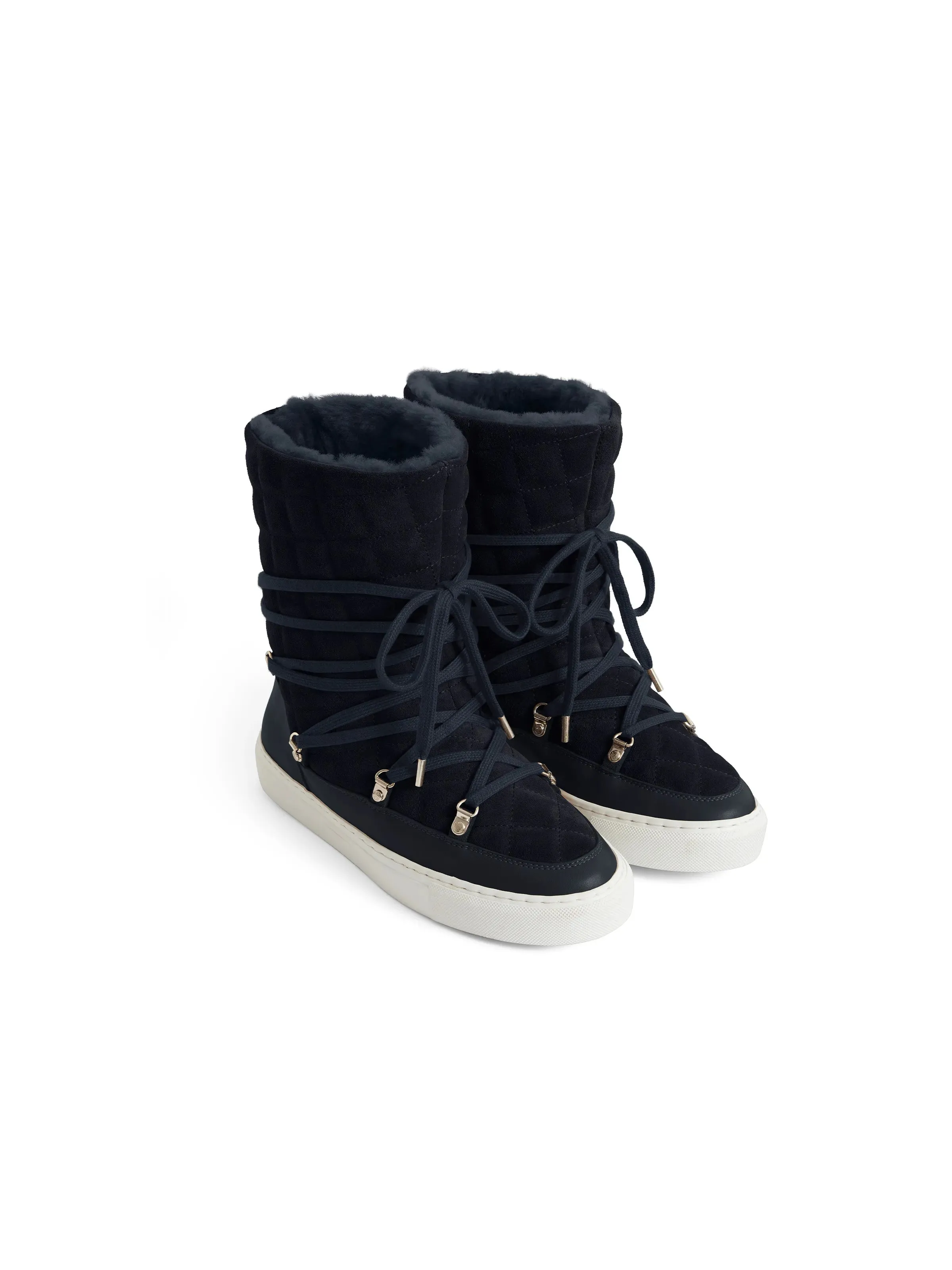 Aspen - Navy Suede