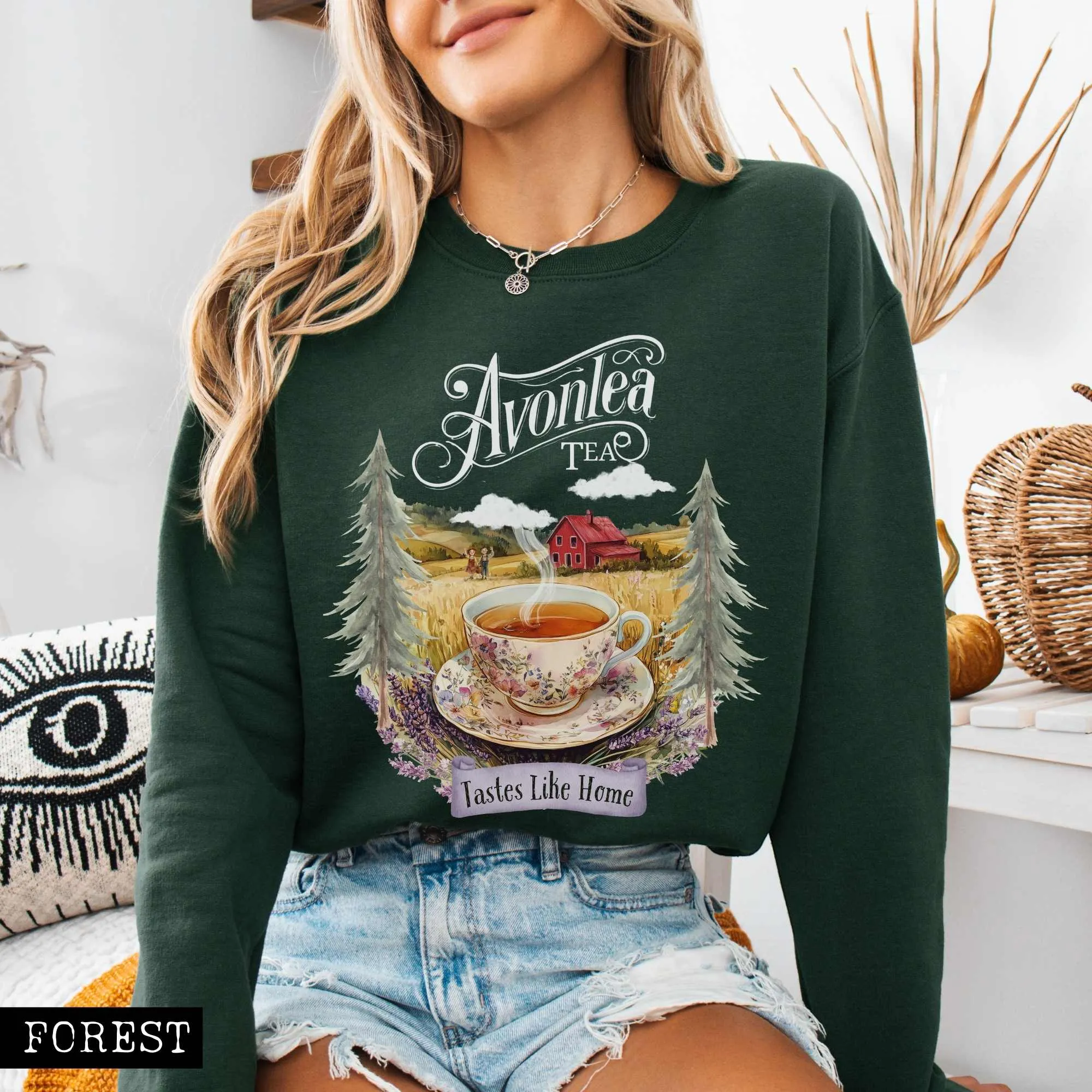 Avonlea Tea Anne of Green Gables Sweatshirt