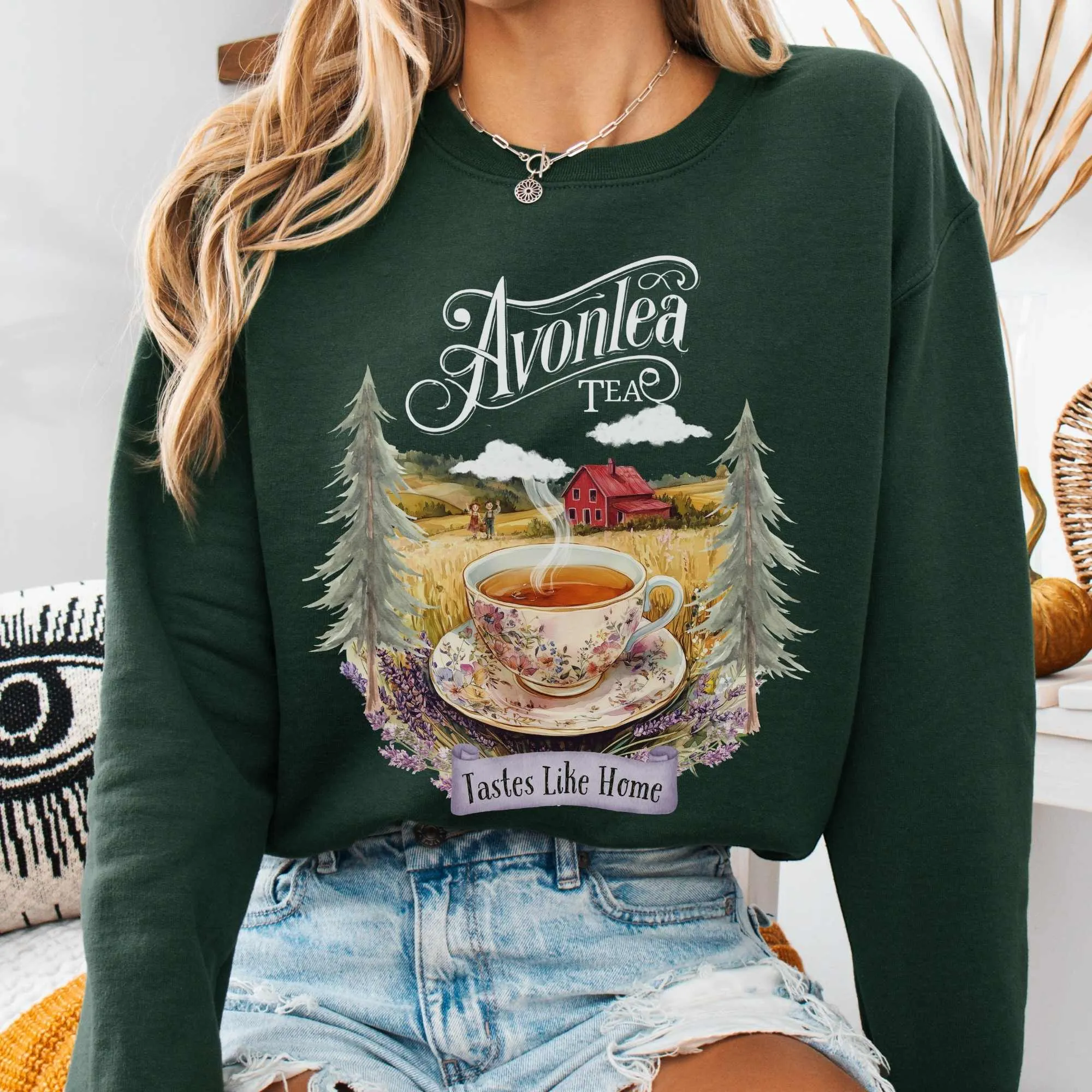 Avonlea Tea Anne of Green Gables Sweatshirt