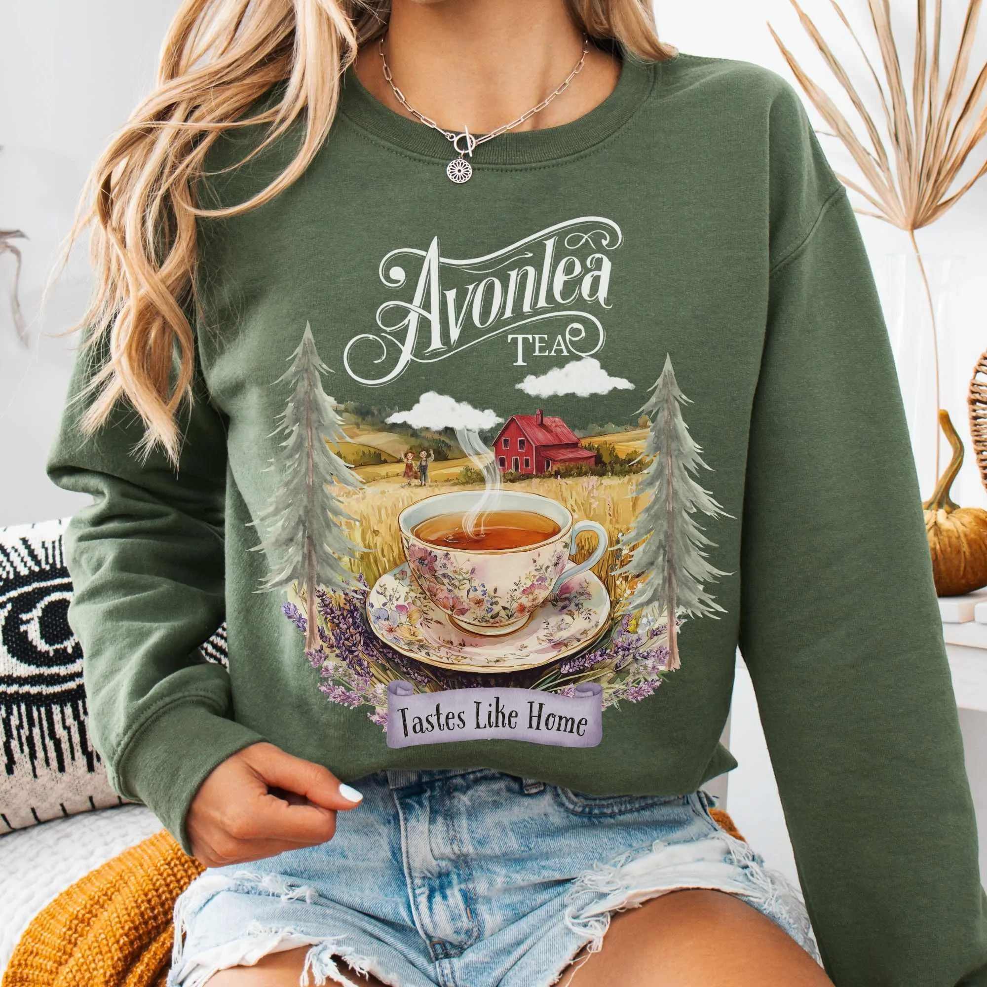 Avonlea Tea Anne of Green Gables Sweatshirt