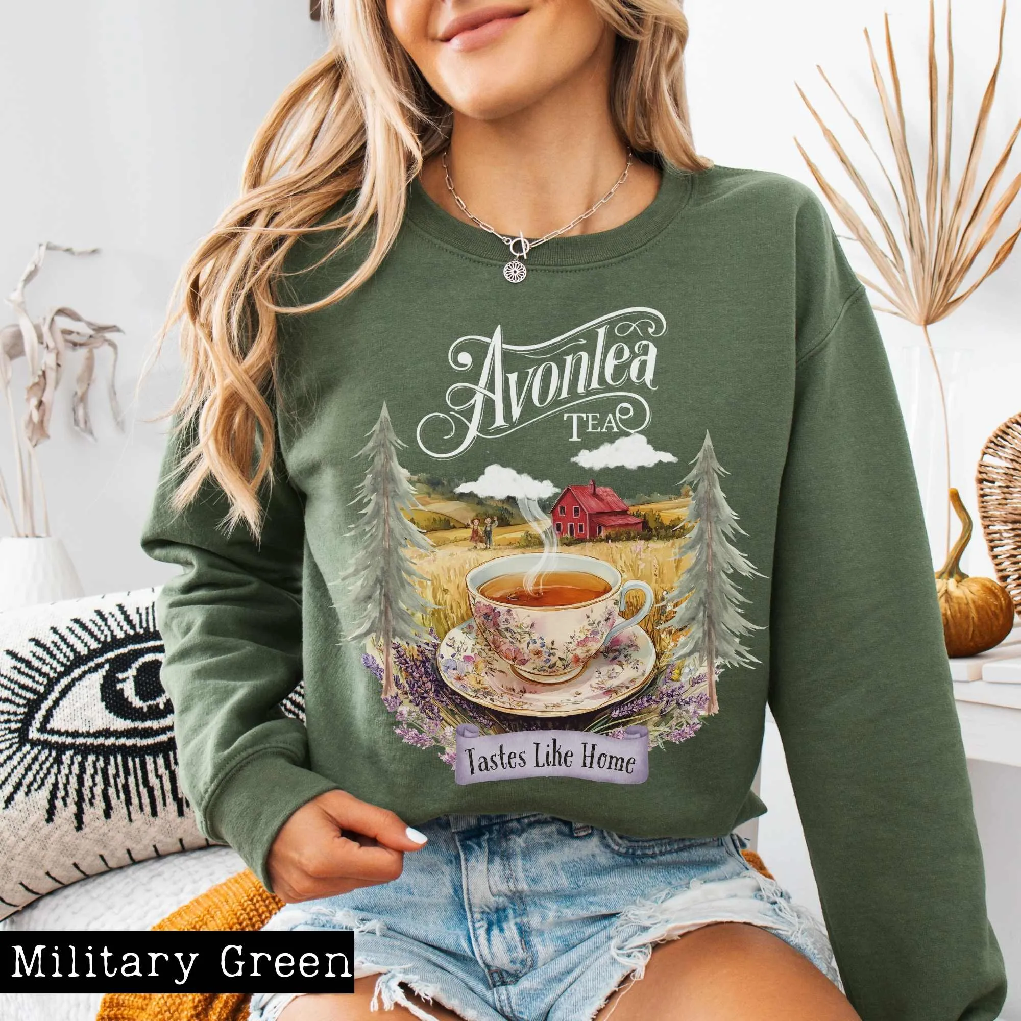 Avonlea Tea Anne of Green Gables Sweatshirt