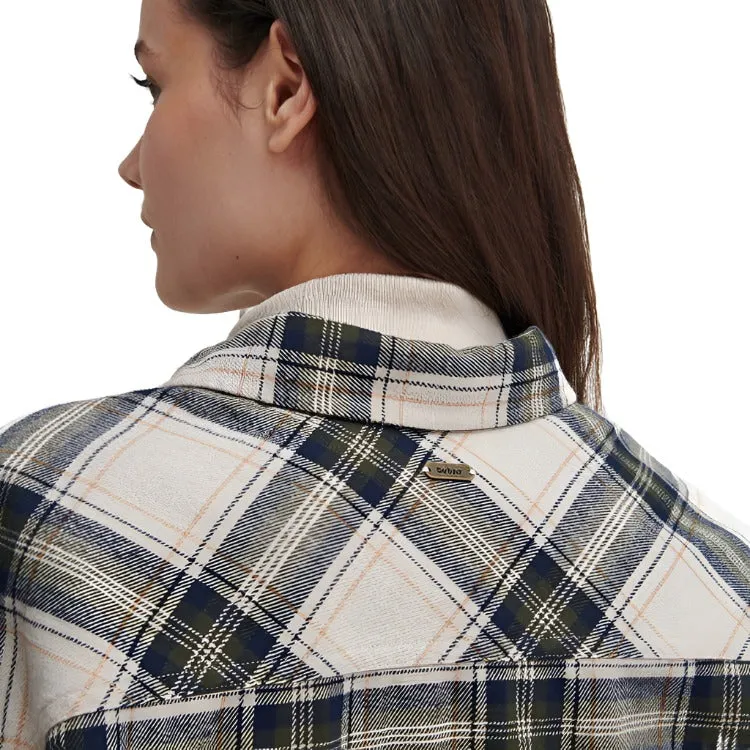 Barbour Ladies Highfield Check Shirt - Sand Dune Check