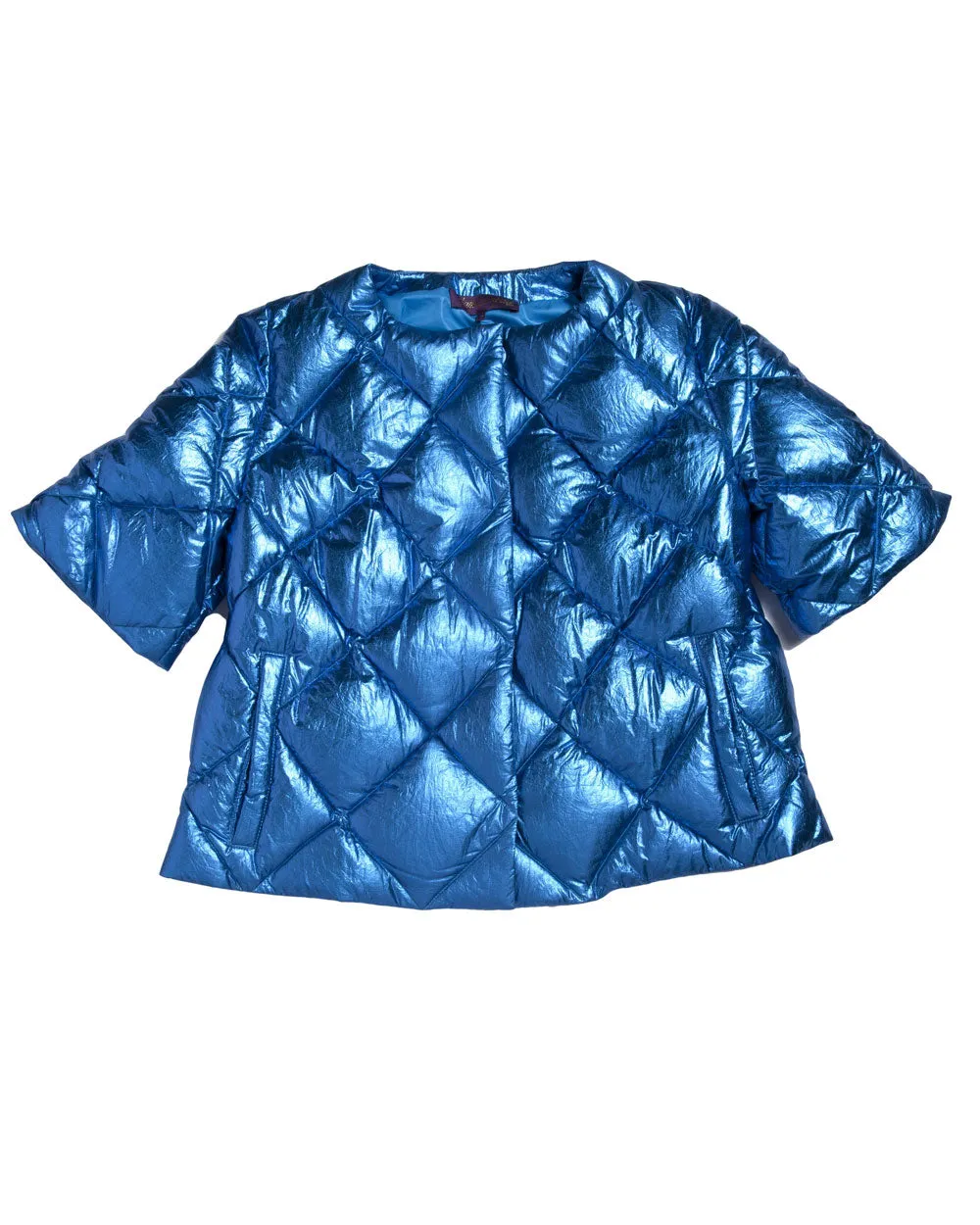 Blue Metallic Vest