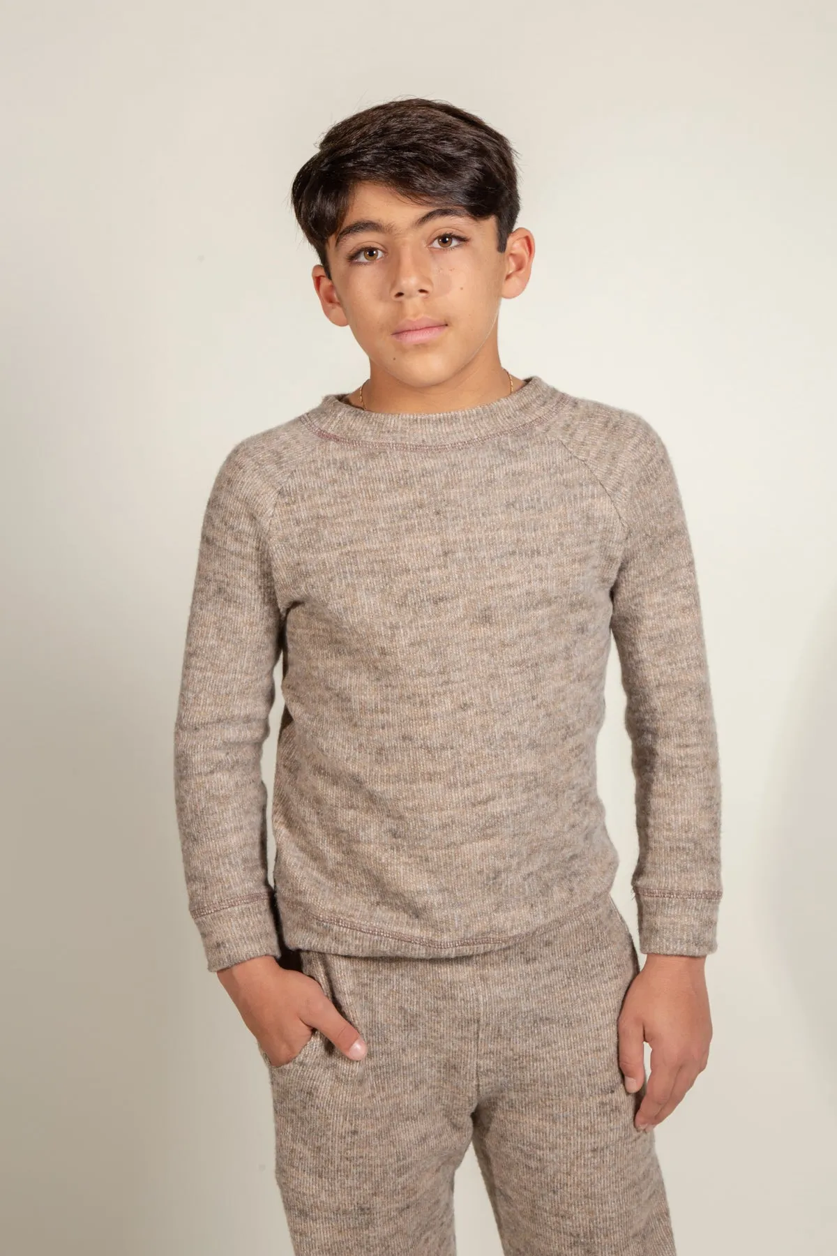 Boy's Soft Knit Crewneck