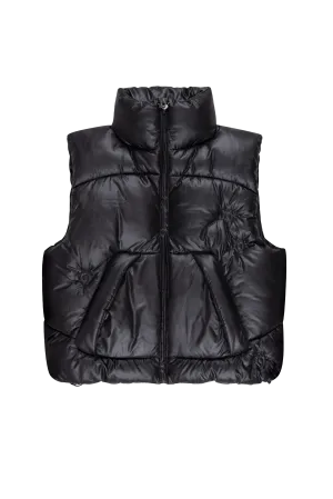 BULLET PUFFER VEST BLACK