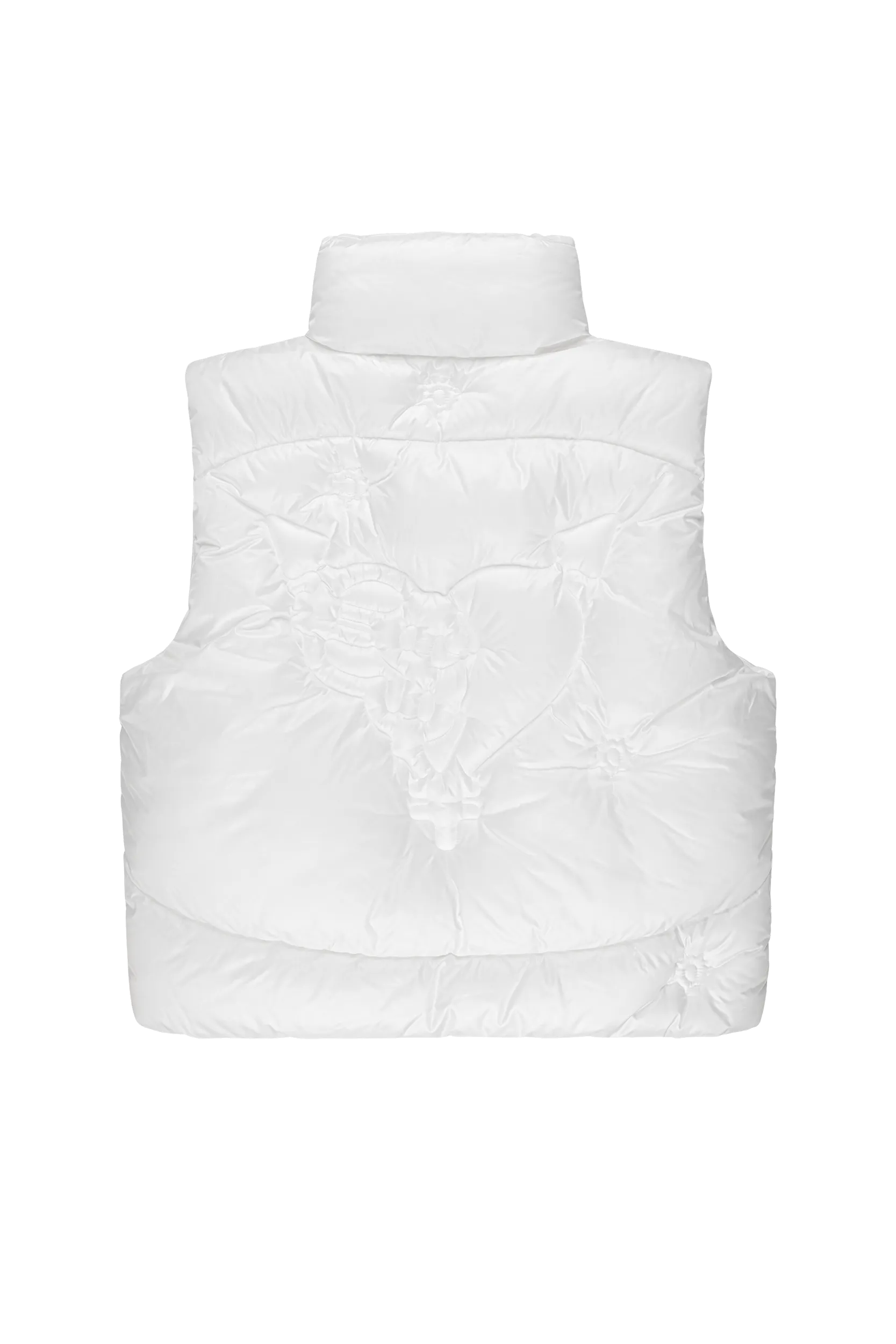 BULLET PUFFER VEST WHITE