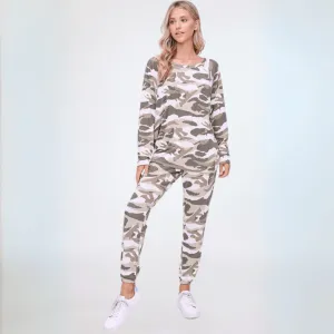 Cozy Camo Loungewear Set Made in USA