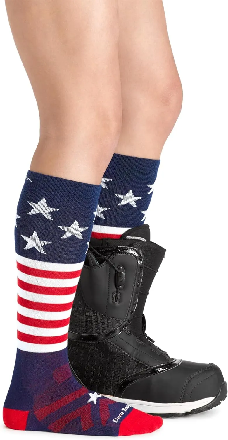 Darn Tough Captain Stripes Over The Calf Light Socks 3801 - Kids