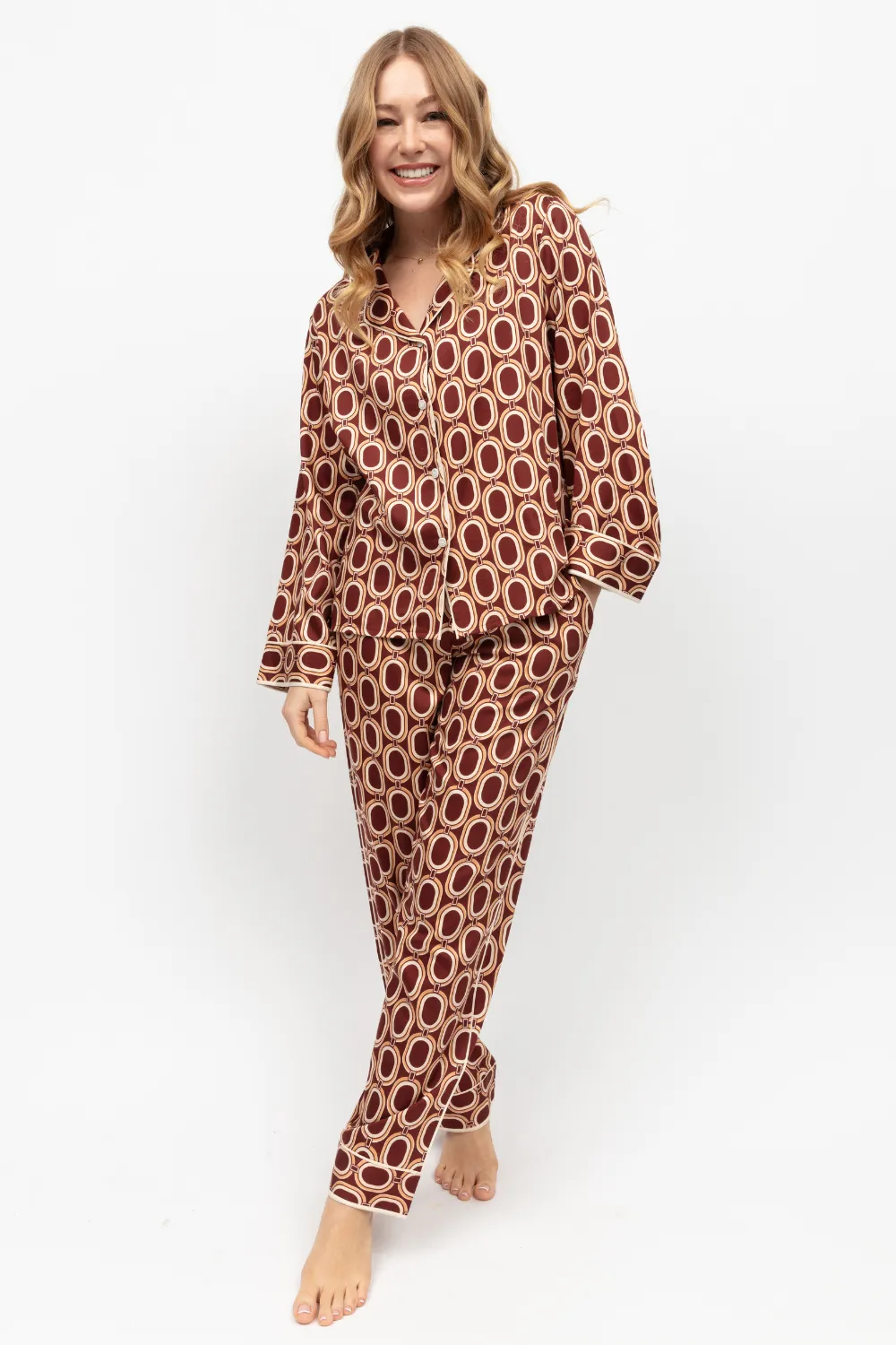 Fitzrovia Chain Print Pyjama Set