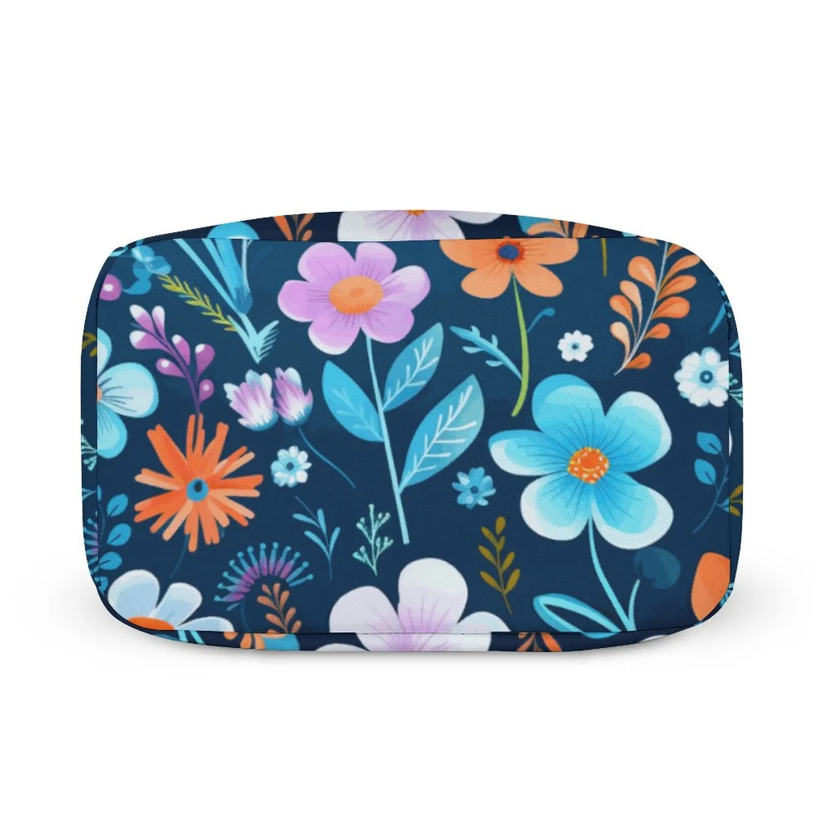 Floral Pattern Large Insulated Lunch Totes for Adults (All-Over Printing)