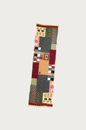 Fulling Wool Scarf VILLAGE GABBEH - Red