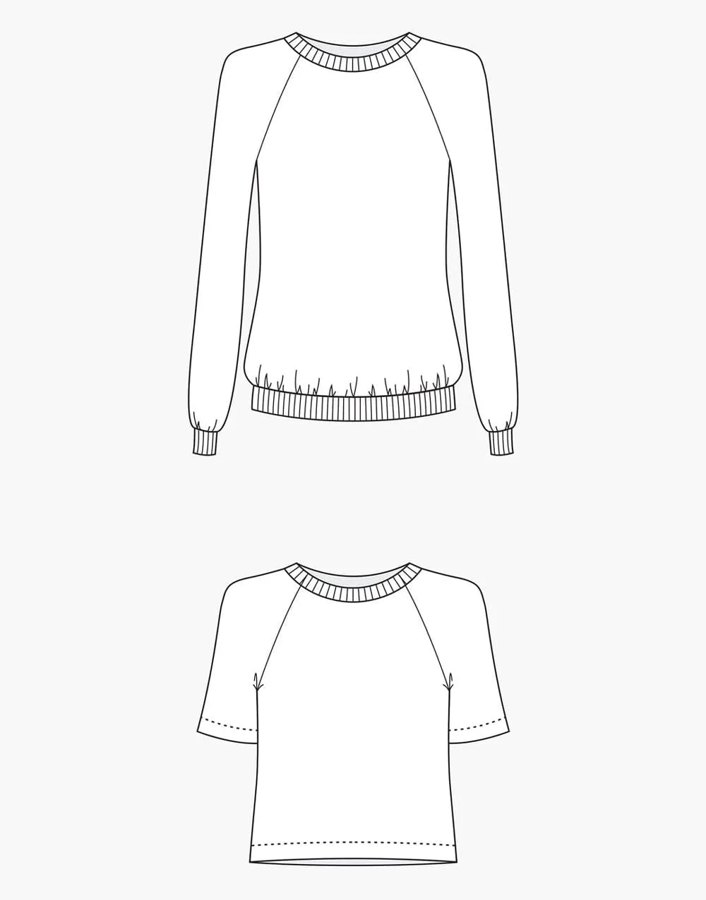 Linden Sweatshirt, Grainline Studio Sewing Patterns