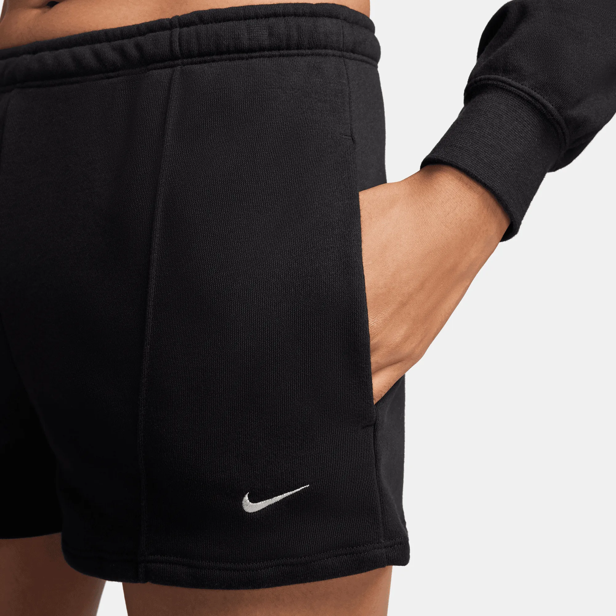 Nike Women's Sportswear Black Chill Terry Shorts