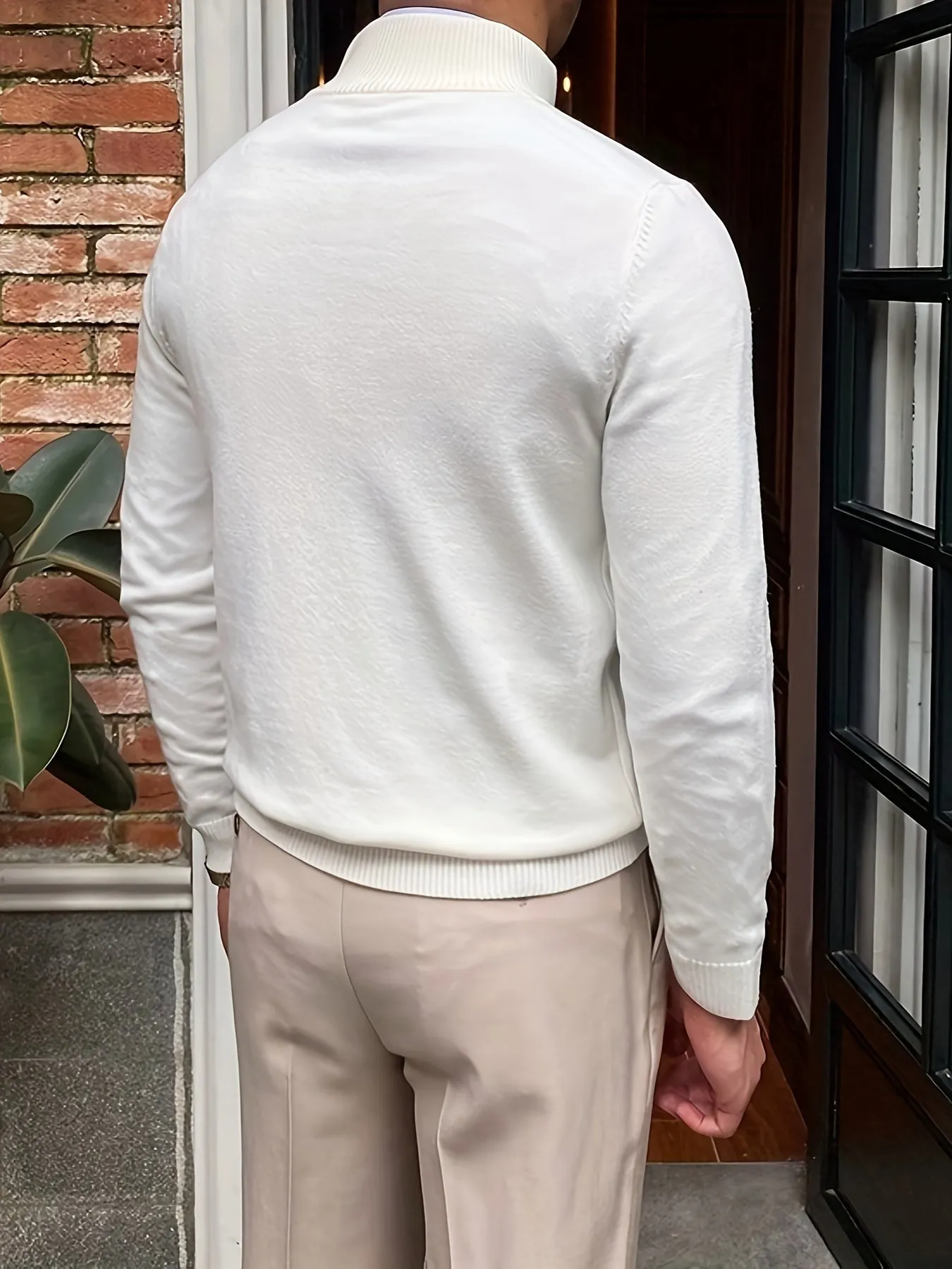 Noble Wear Cambridge Half Zip Sweater