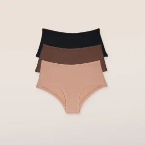 Nude Boyshorts (3 Pack) - Multi