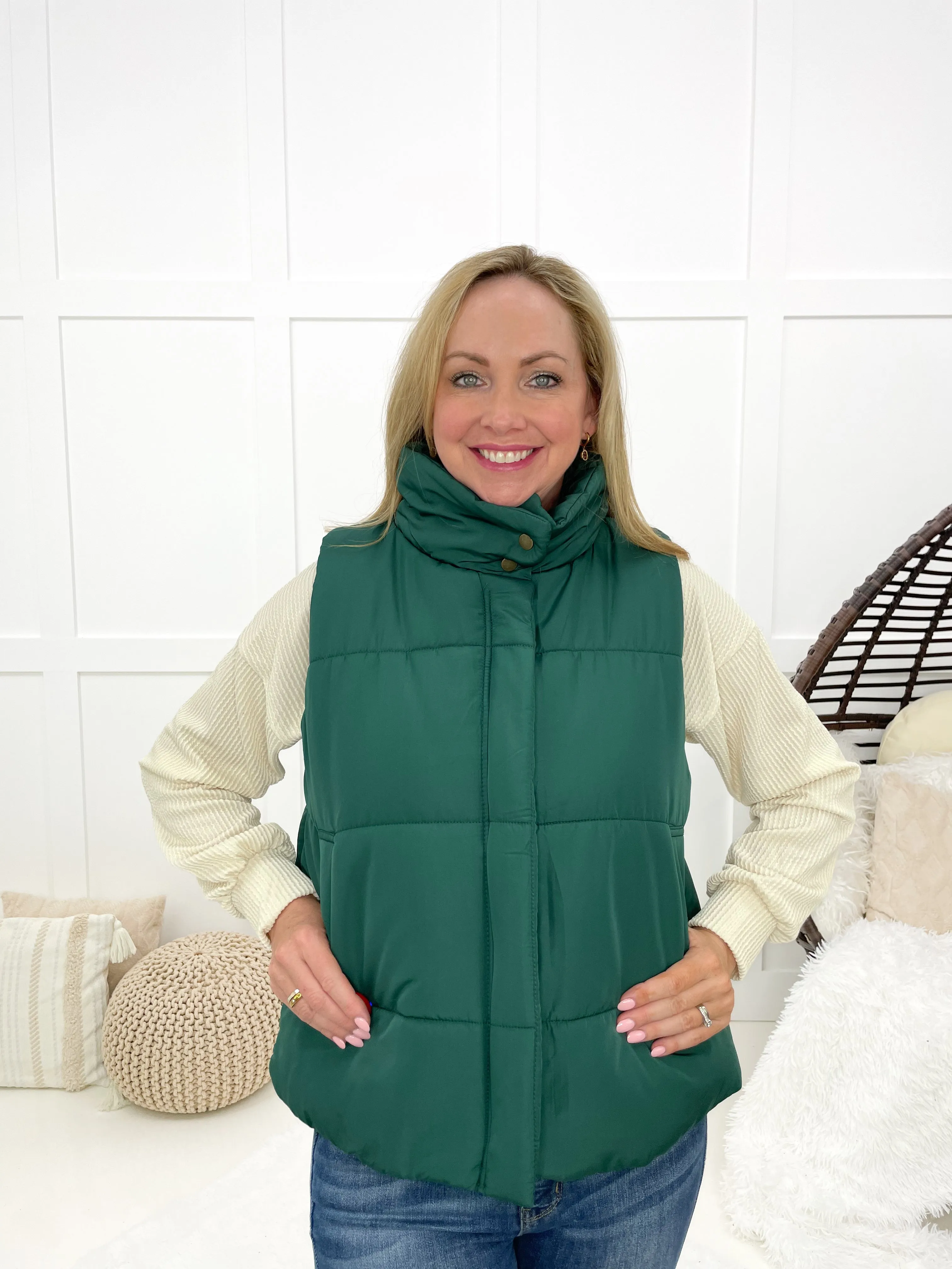 Queen Bee Puffer Vests (multiple colors)