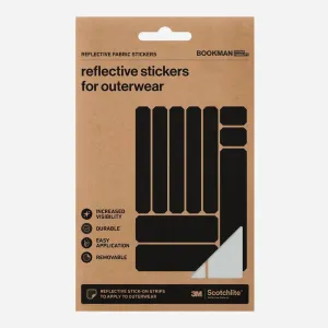 Reflective Fabric Stickers - Silver Strips