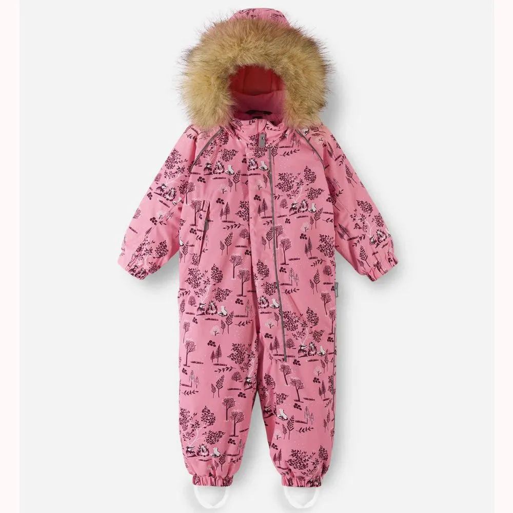 Reima Lappi Baby Snowsuit, Sunset Pink