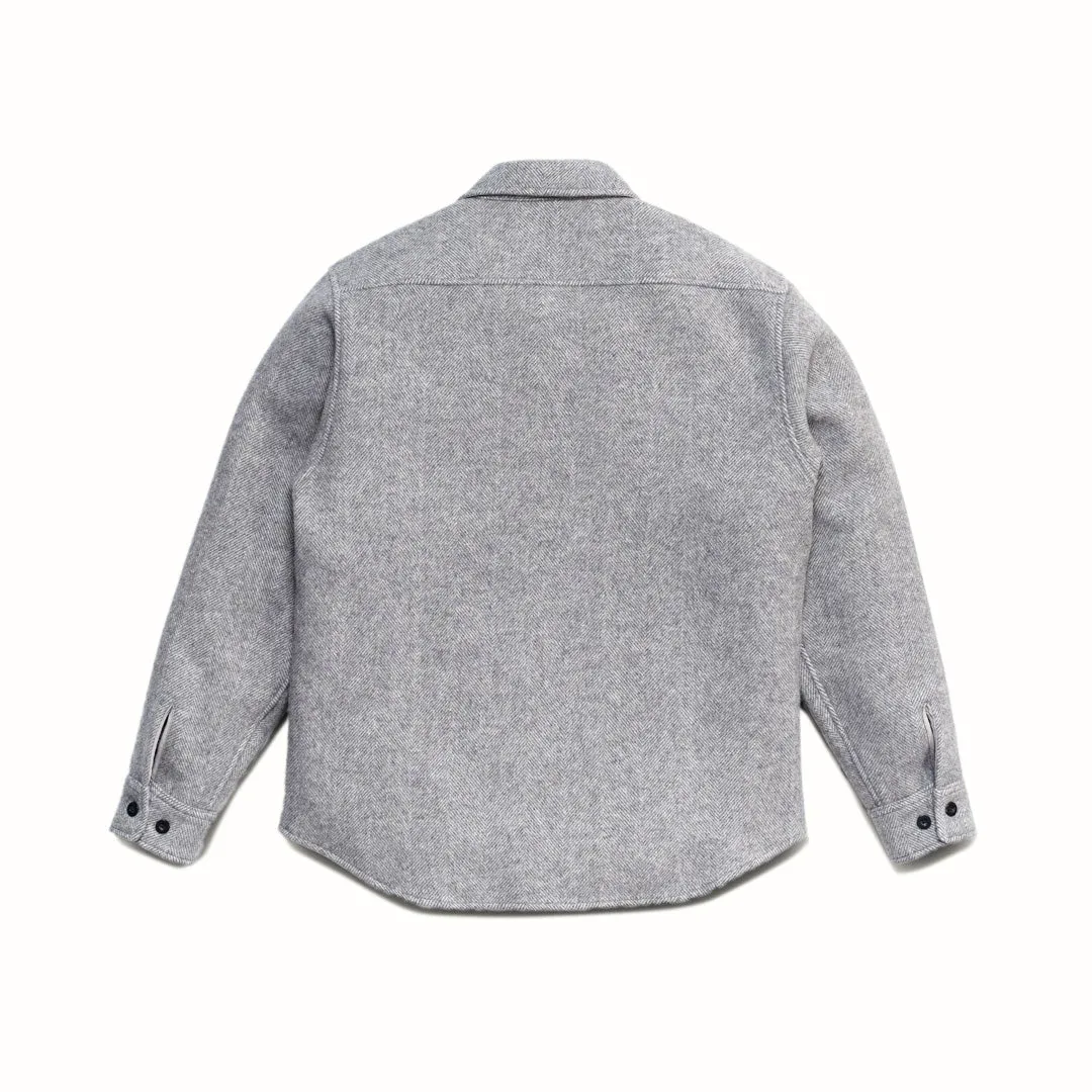 Riverton Wool Shirt Jac | Misty Granite