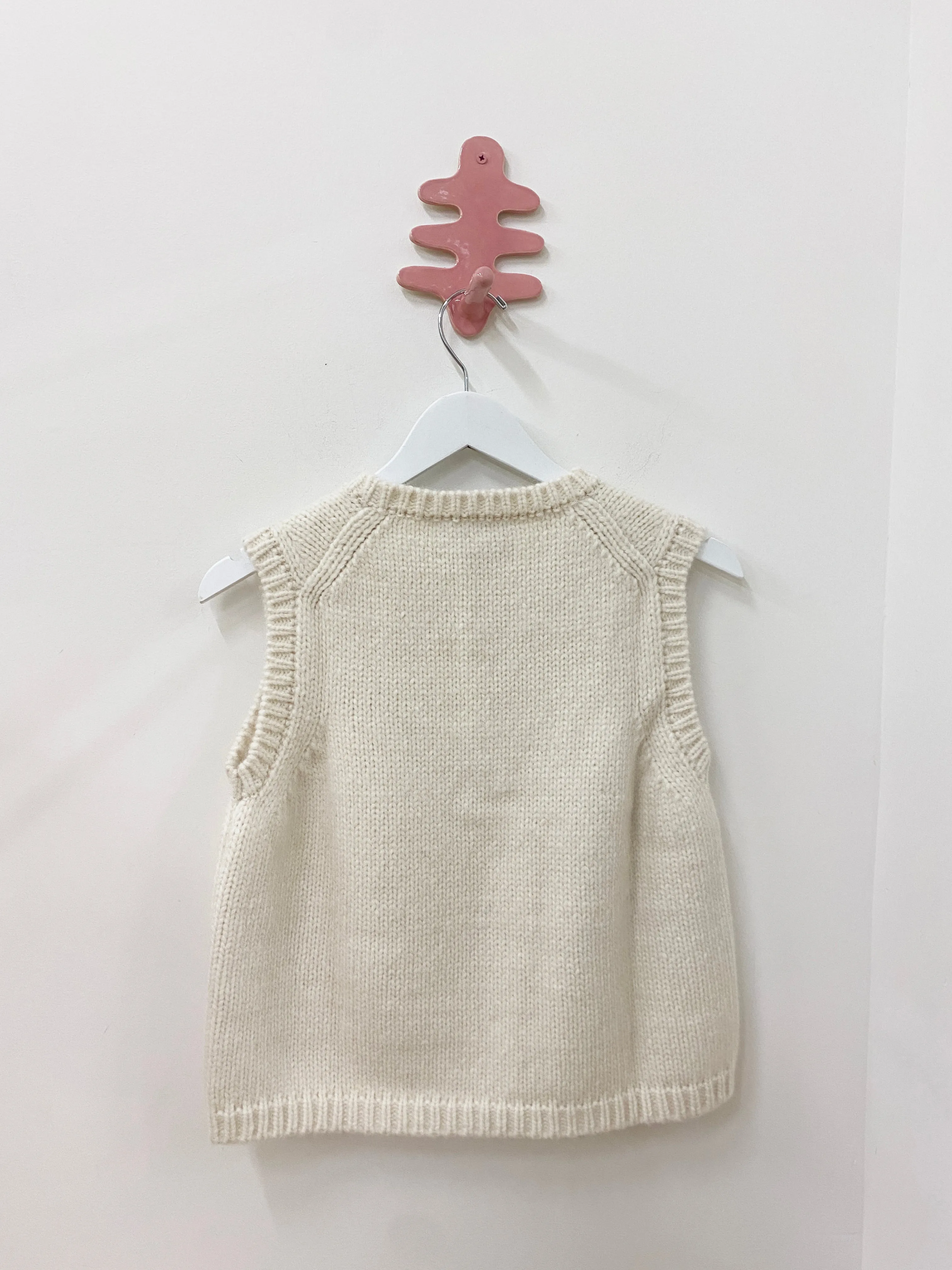 Sabine Sweater Vest- Ivory