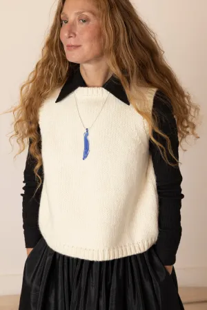 Sabine Sweater Vest- Ivory