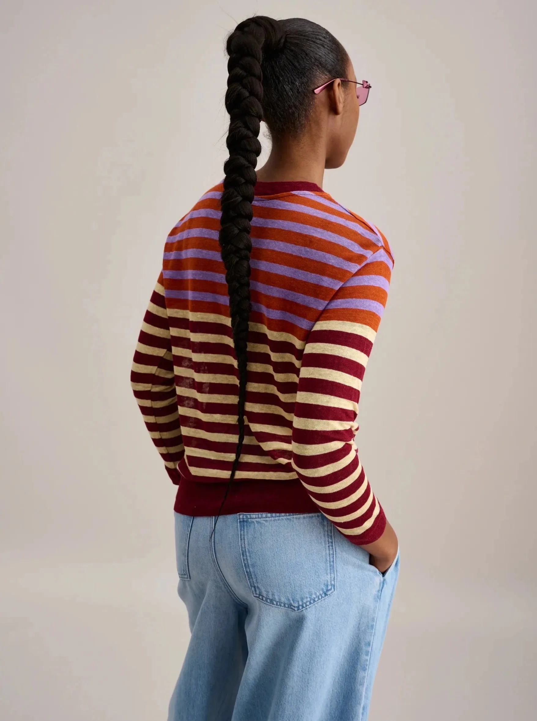 Senia Sweater, Stripe A