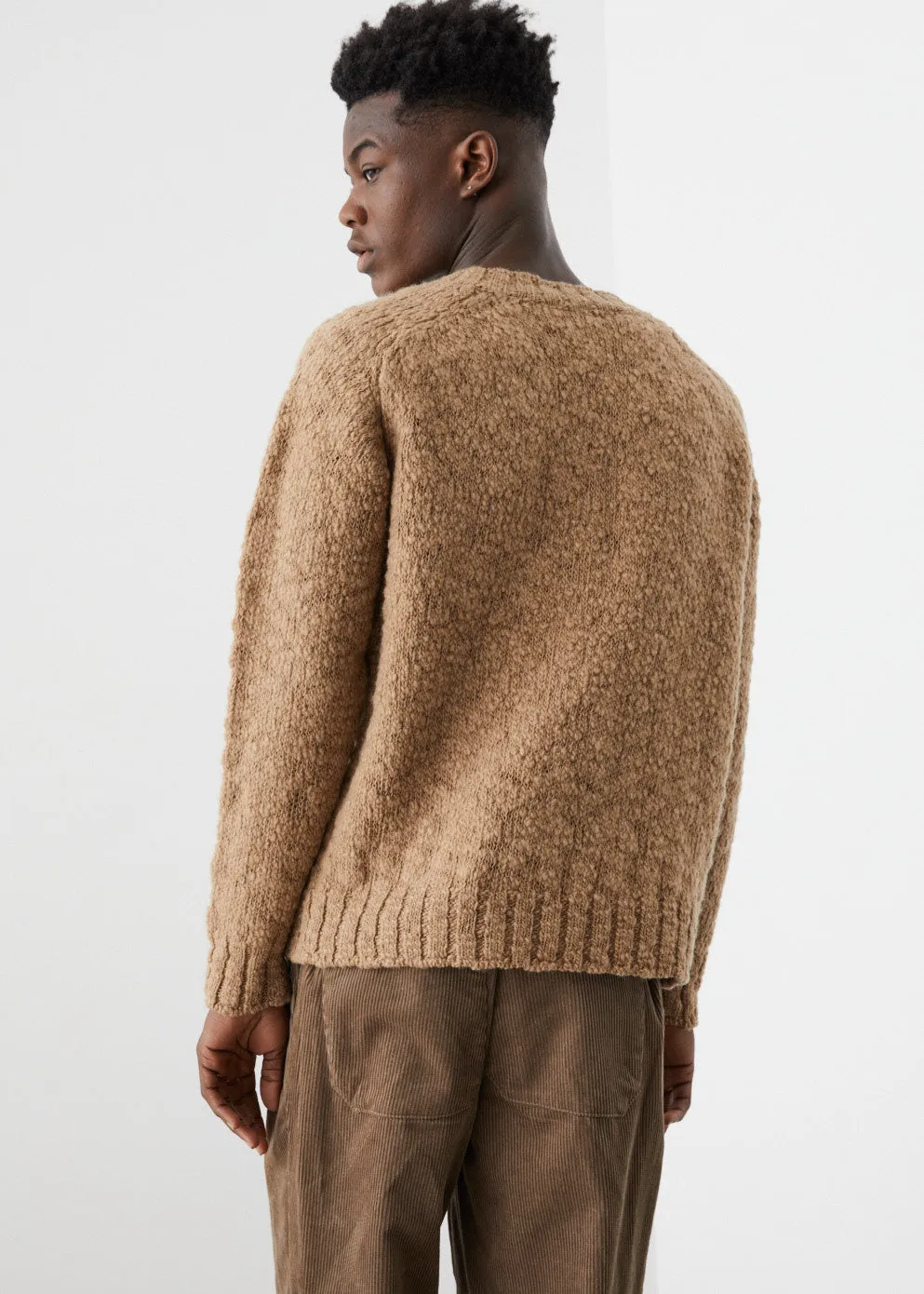 Slub V-Neck Knit