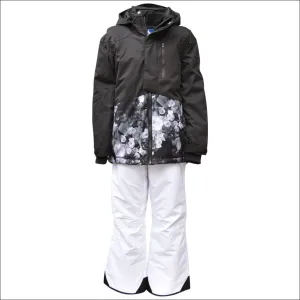 Snow Country Outerwear Girls Big Youth 2 Pc Winter Snow Suit Ski Jacket and Pants Set Peony S-L