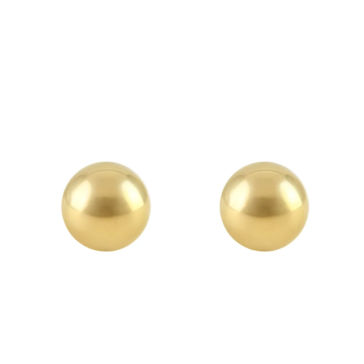 Soleil Collection 6mm Ball Stud Earrings | 9K Yellow Gold