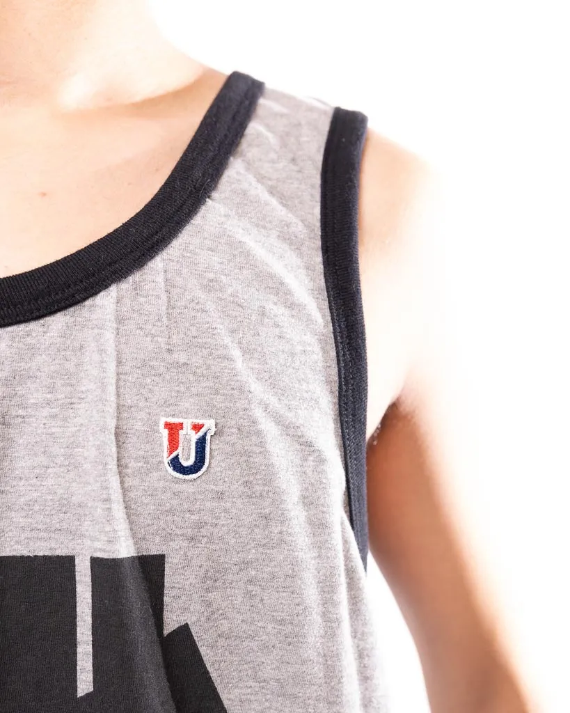 Undefeated Grey Five Strike Tank Top