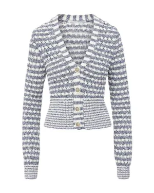 Veronica Beard Artura Stripe Cardigan