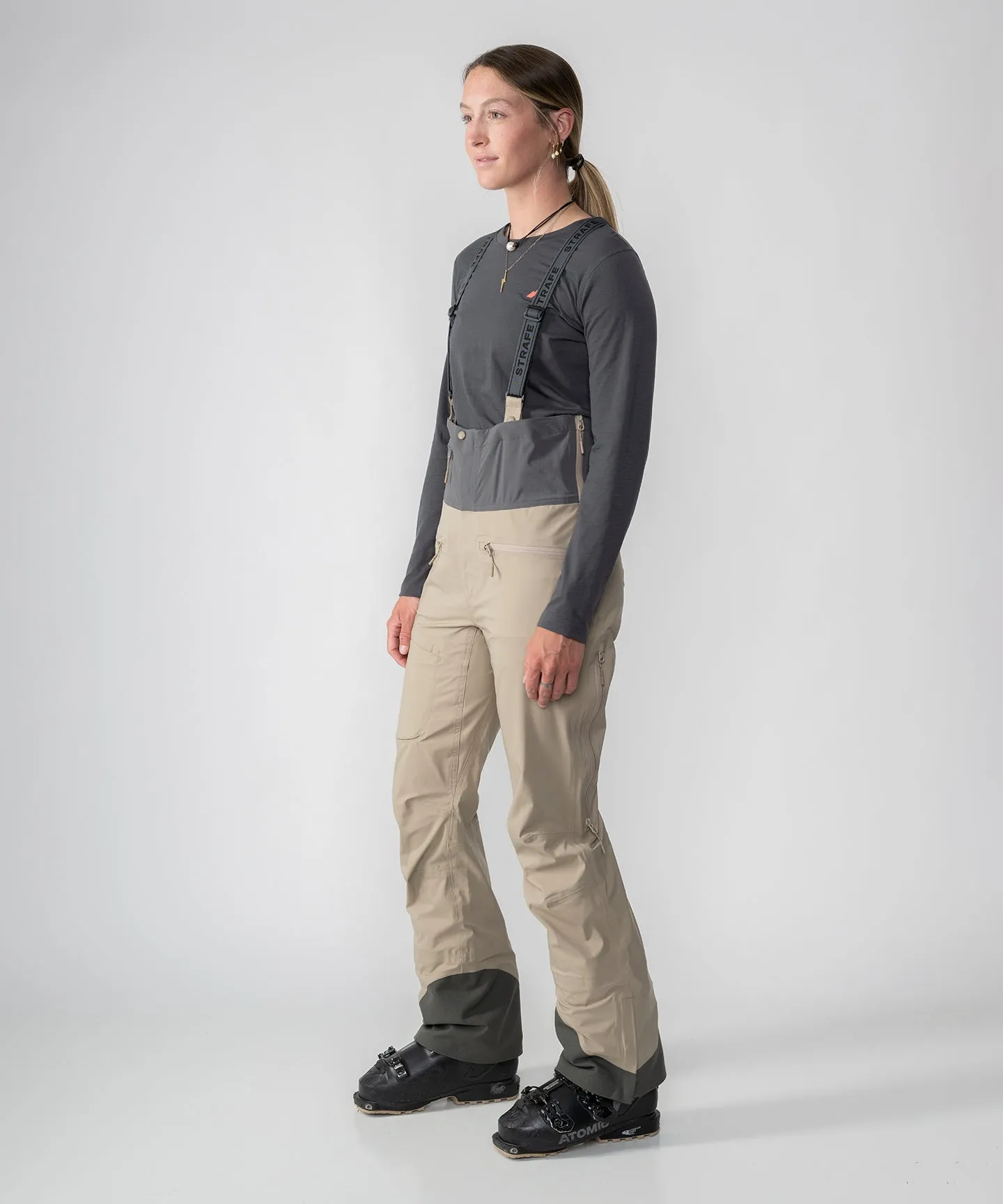 Willow 3L Shell Half-Bib Pant