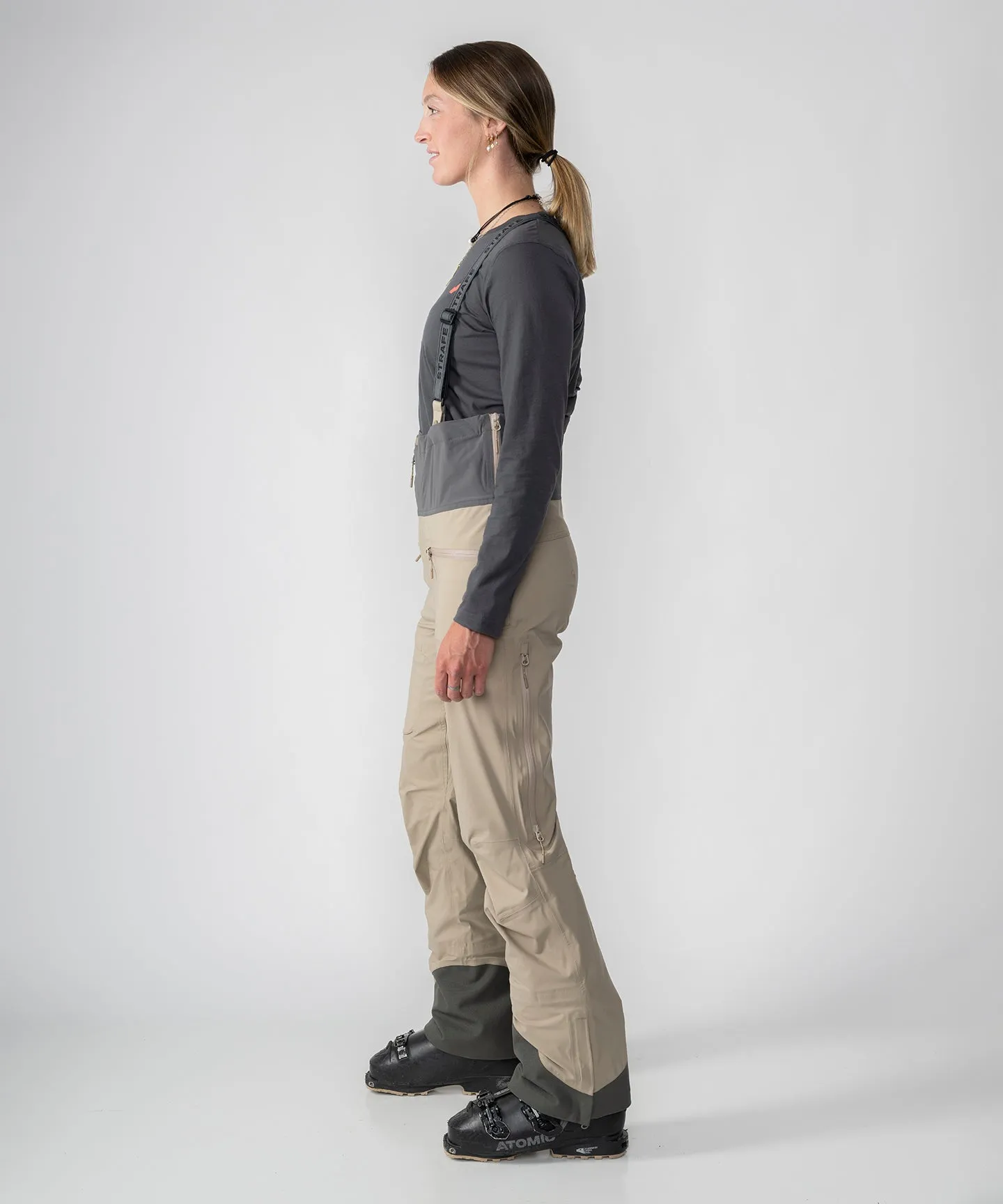 Willow 3L Shell Half-Bib Pant